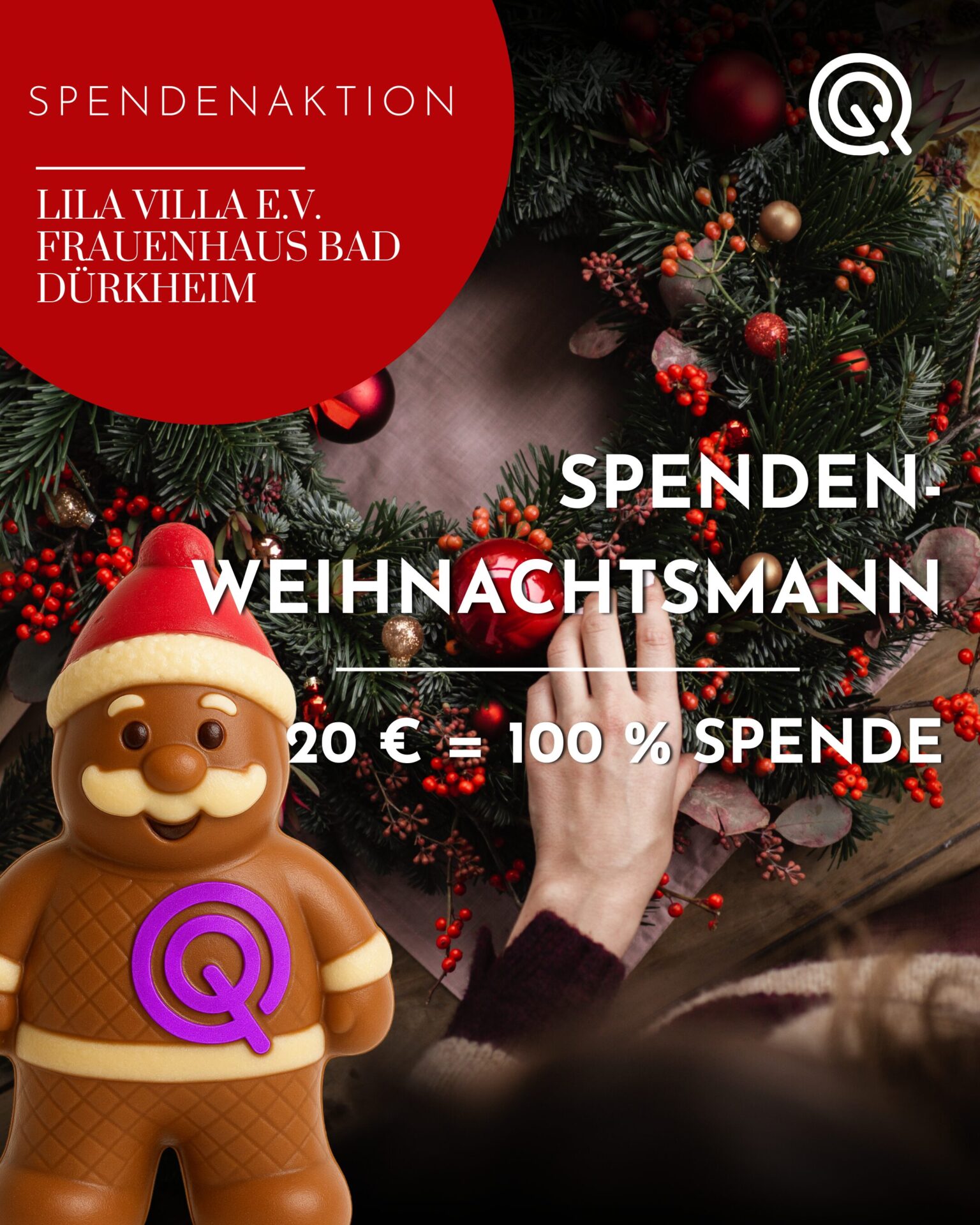 Spenden-Weihnachtsmann