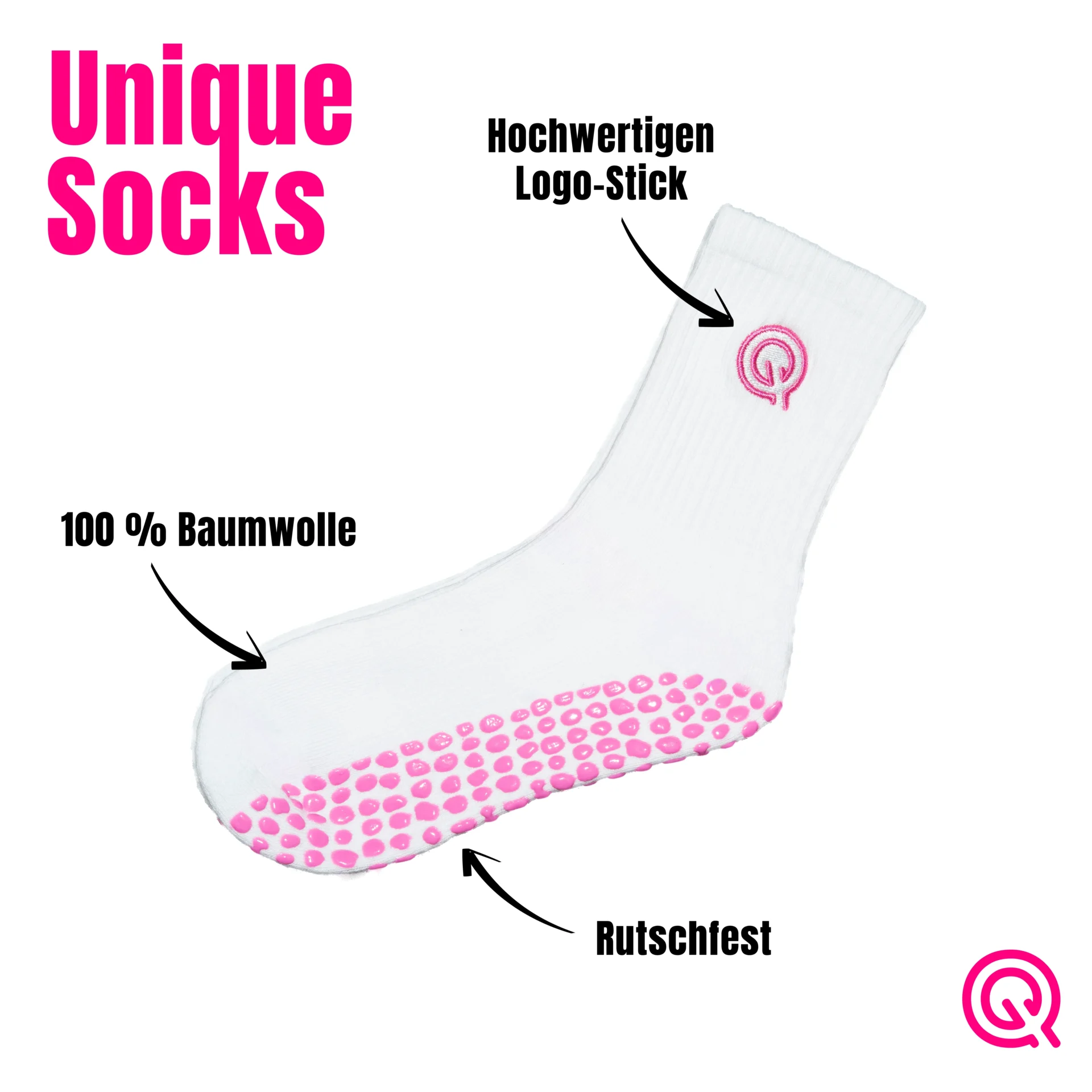 UNIQUE Grip Socks – One Size