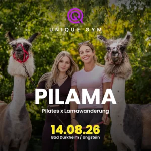Lama-Wanderung Bad Dürkheim mit Pilates zwischen Lamas im Weinberg – Event im Riedwingert Ungstein